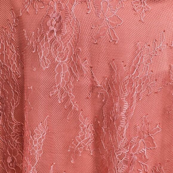 Lulus Fueled by Love Mauve Pink Lace Mini Skater Dress Size S - Picture 3 of 15